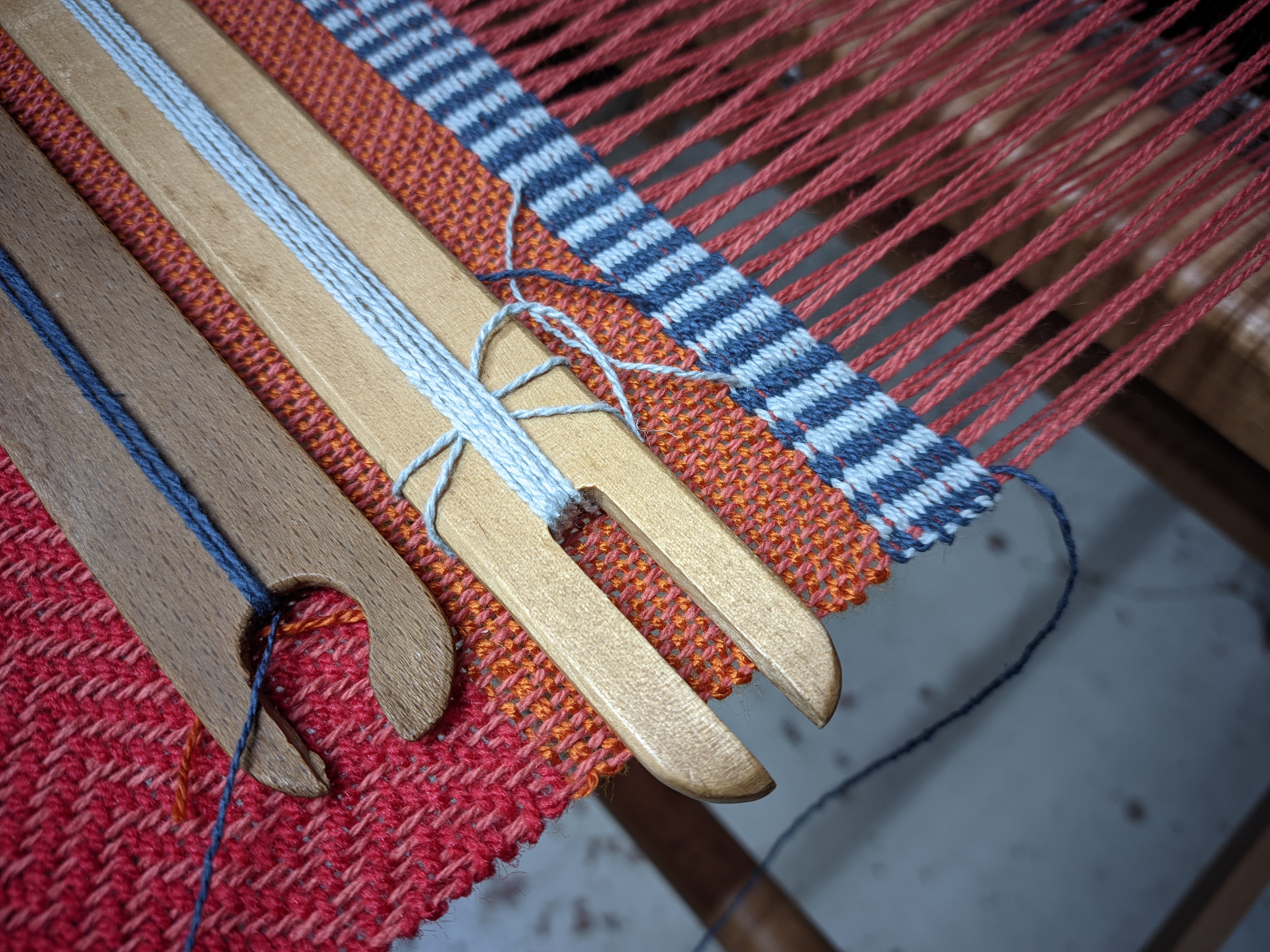 Tissage en damier